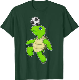 Turtle Soccer player Soccer Sports T-Shirt - T-Shirt | Forest