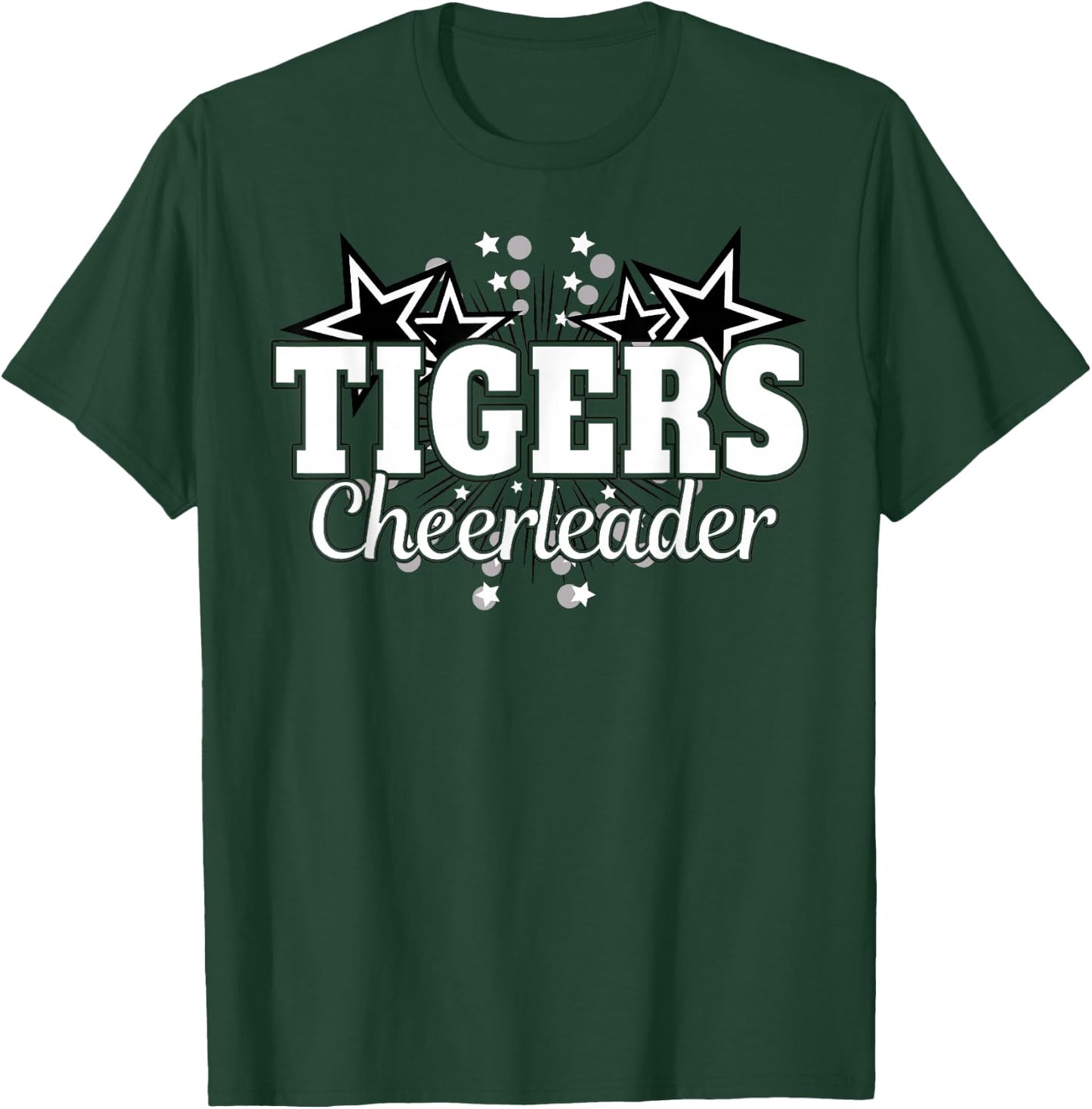 Tigers Cheerleader T-Shirt - T-Shirt | Forest