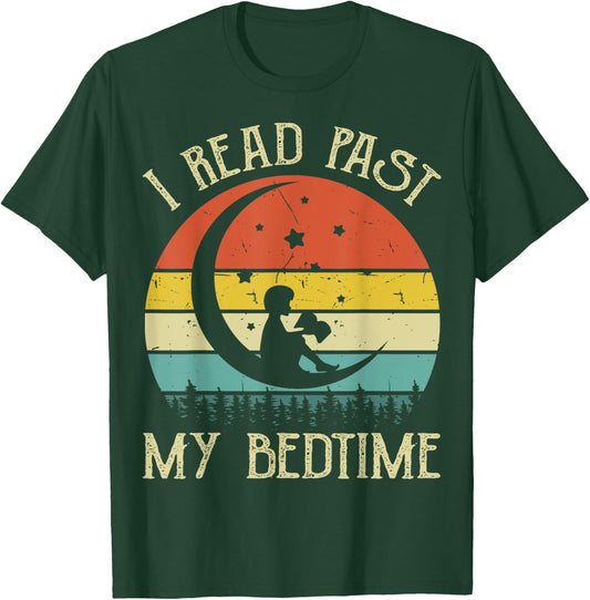 Book-Shirt I Read Past My Bedtime Kids Toddler Reading Nerdy T-Shirt - T-Shirt | Forest