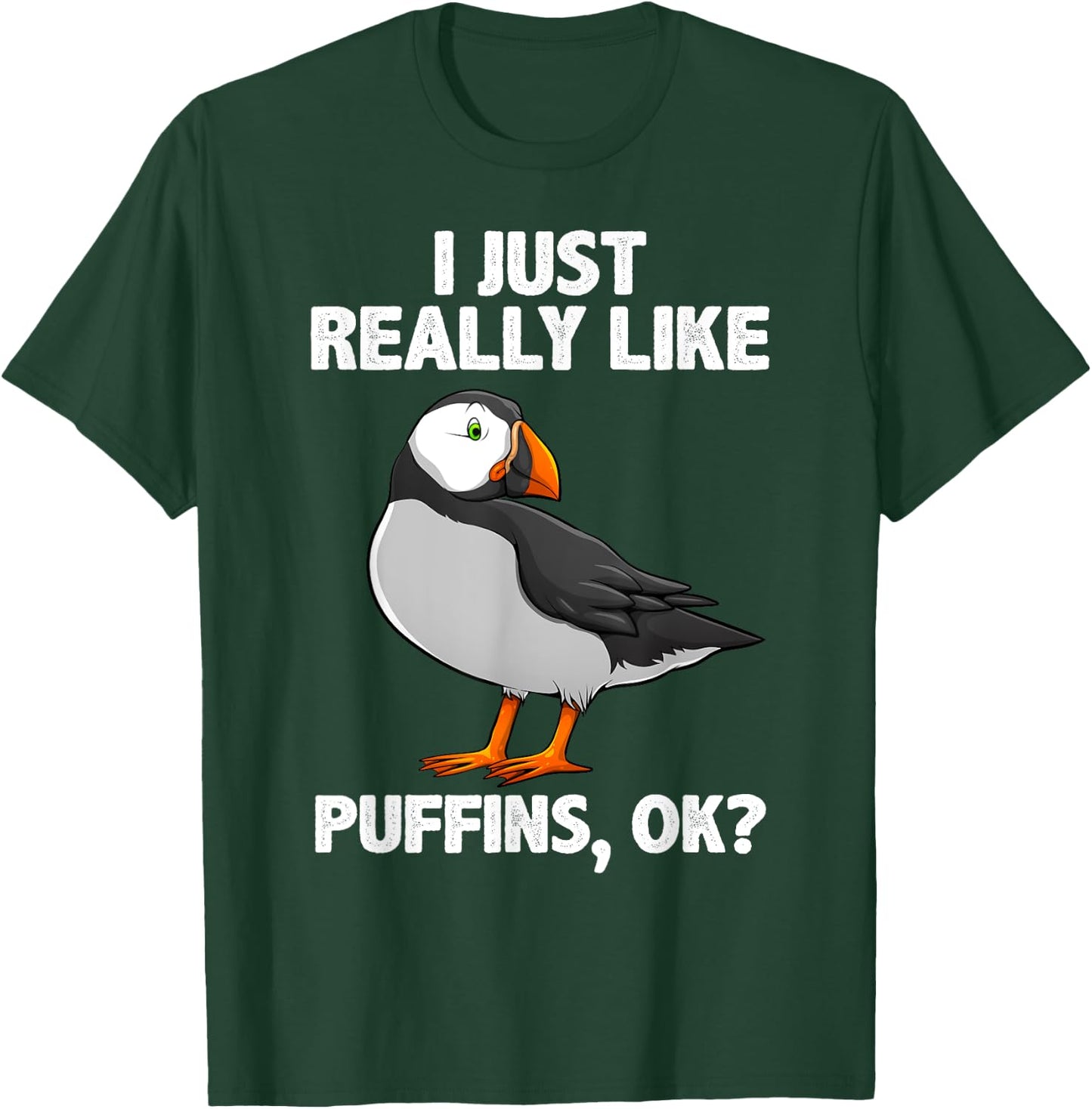 Best Puffin Design Women Seabird Puffin Bird Lover T-Shirt - T-Shirt | Forest