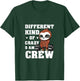Workout Squad 5AM Crew Funny Gym Quote T-Shirt - T-Shirt | Forest