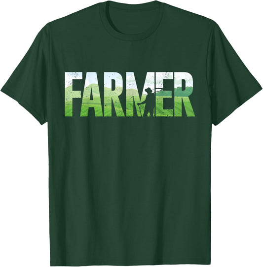 Farming Farmer Farmer T-Shirt - T-Shirt | Forest