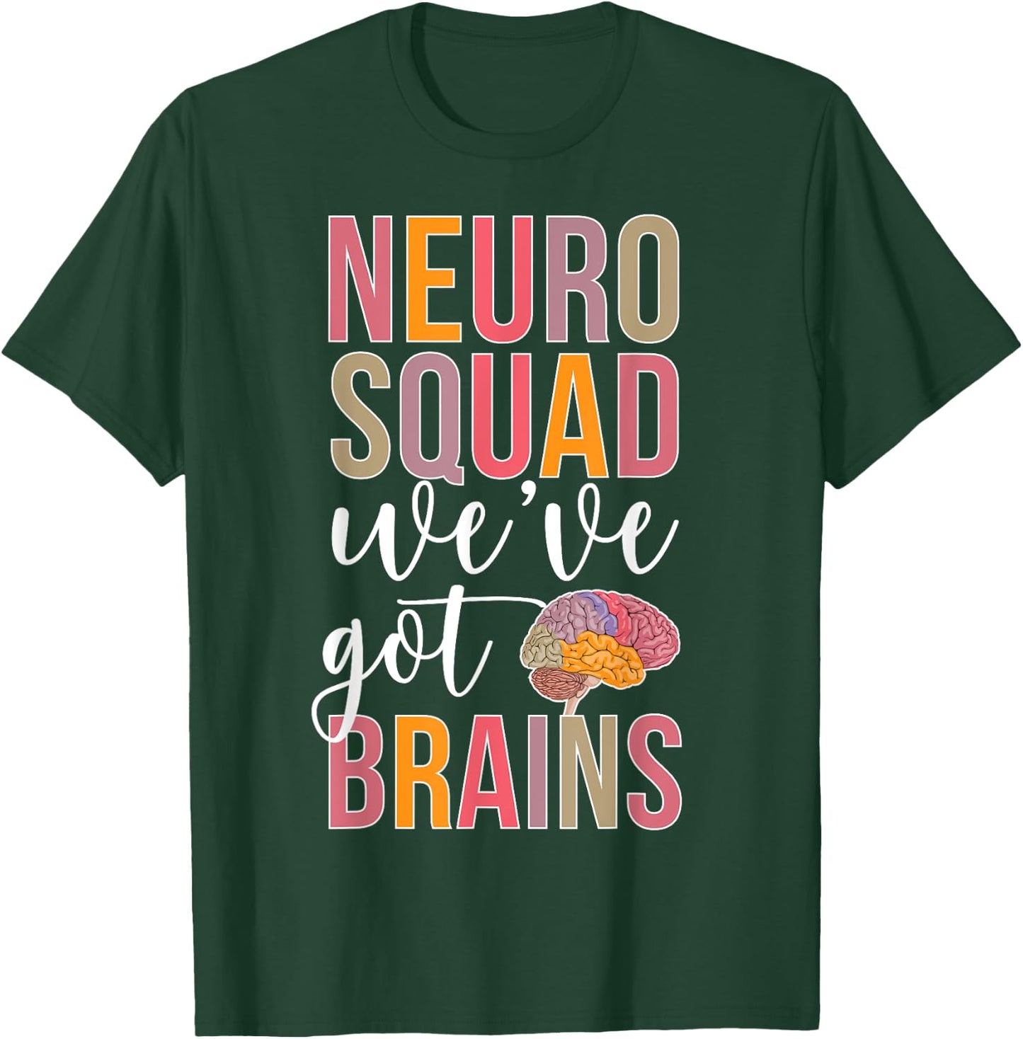 Neuro Squad Neurologist Neuro Tech Neurology Team T-Shirt - T-Shirt | Forest
