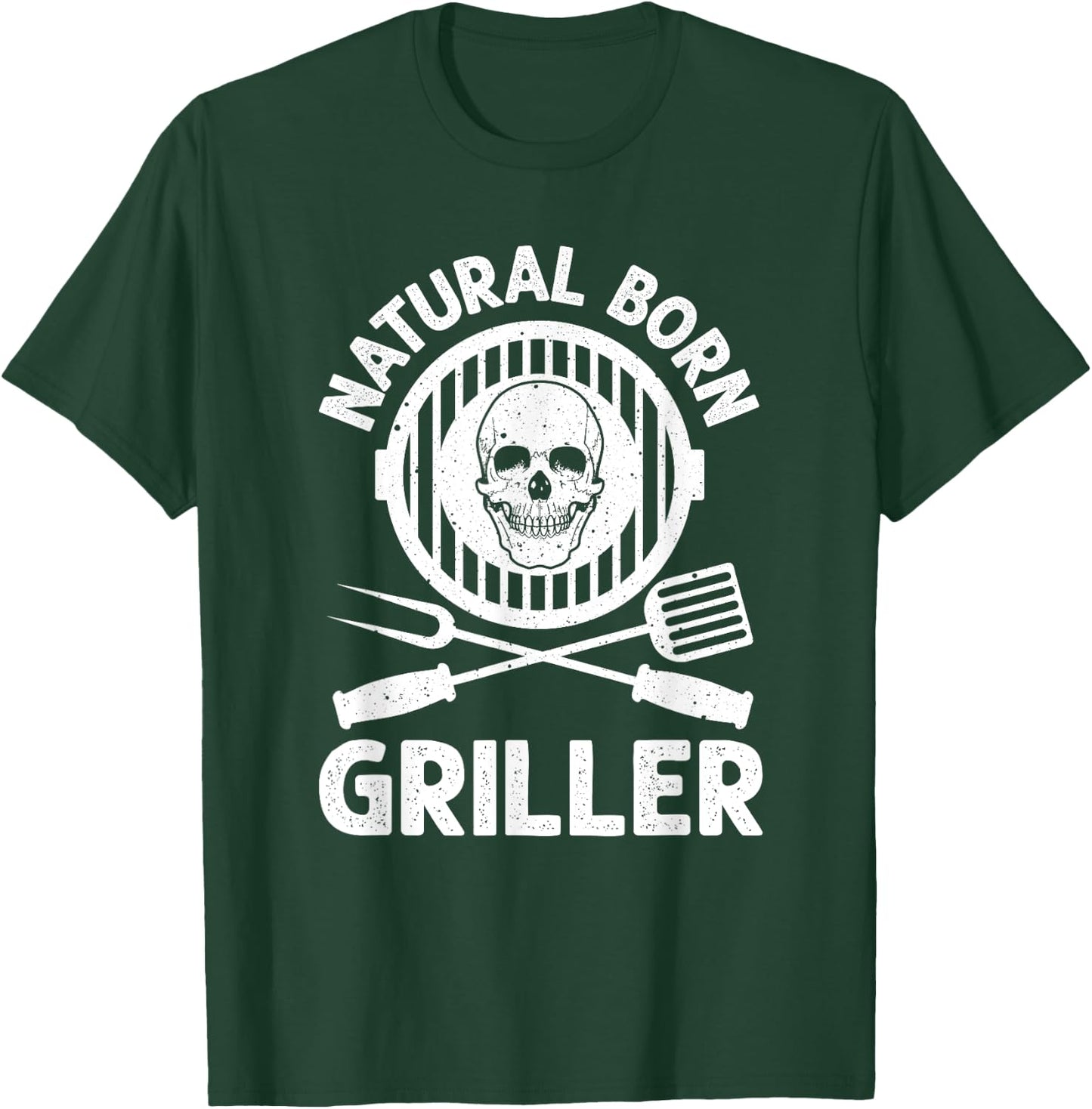 Funny Grilling Design Women BBQ Grill Griller Lovers T-Shirt - T-Shirt | Forest