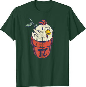 Chicken Pot PI Day Men Women Kids Math funny teacher T-Shirt - T-Shirt | Forest