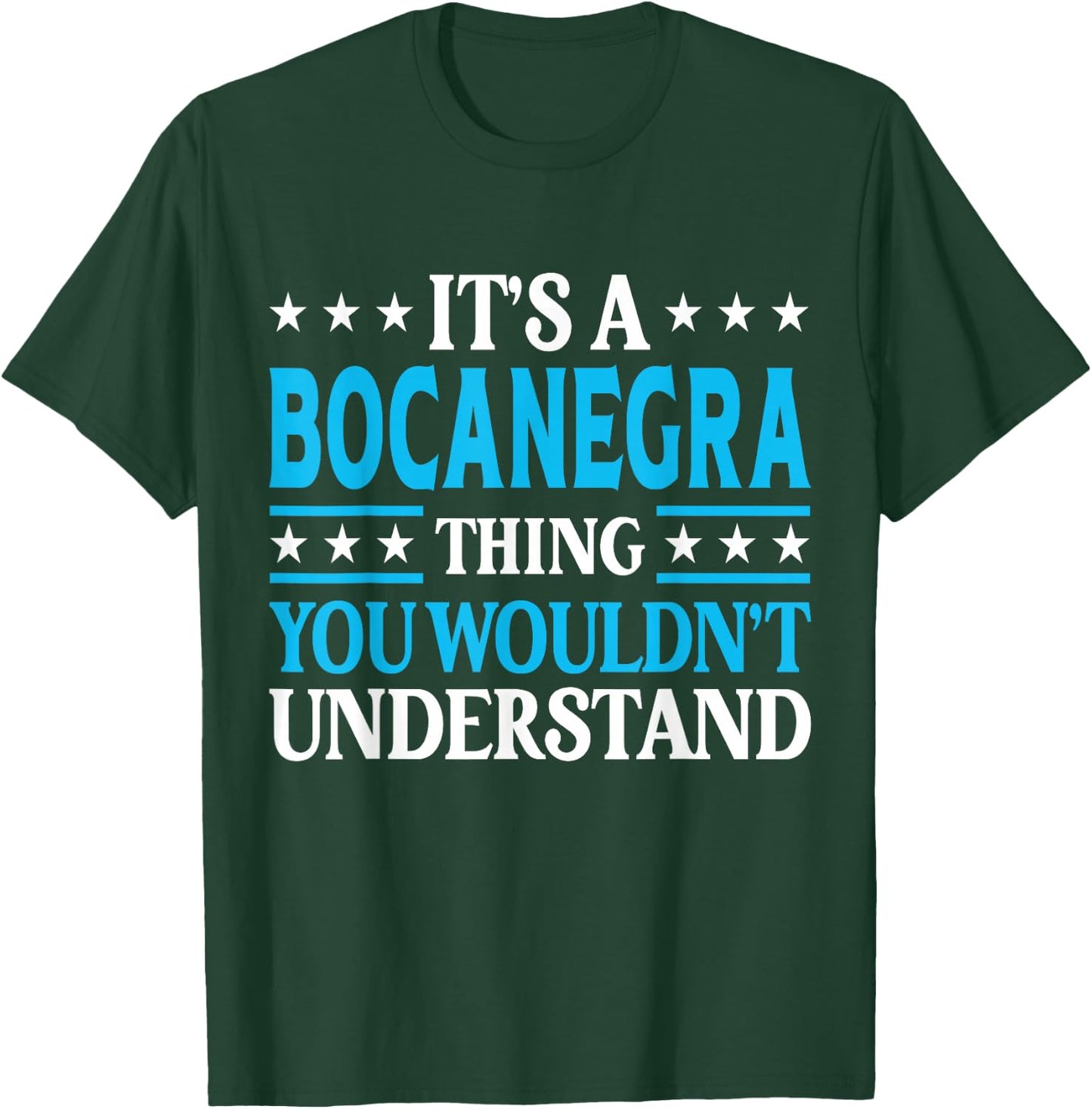 It's A Bocanegra Thing Surname Family Last Name Bocanegra T-Shirt - T-Shirt | Forest