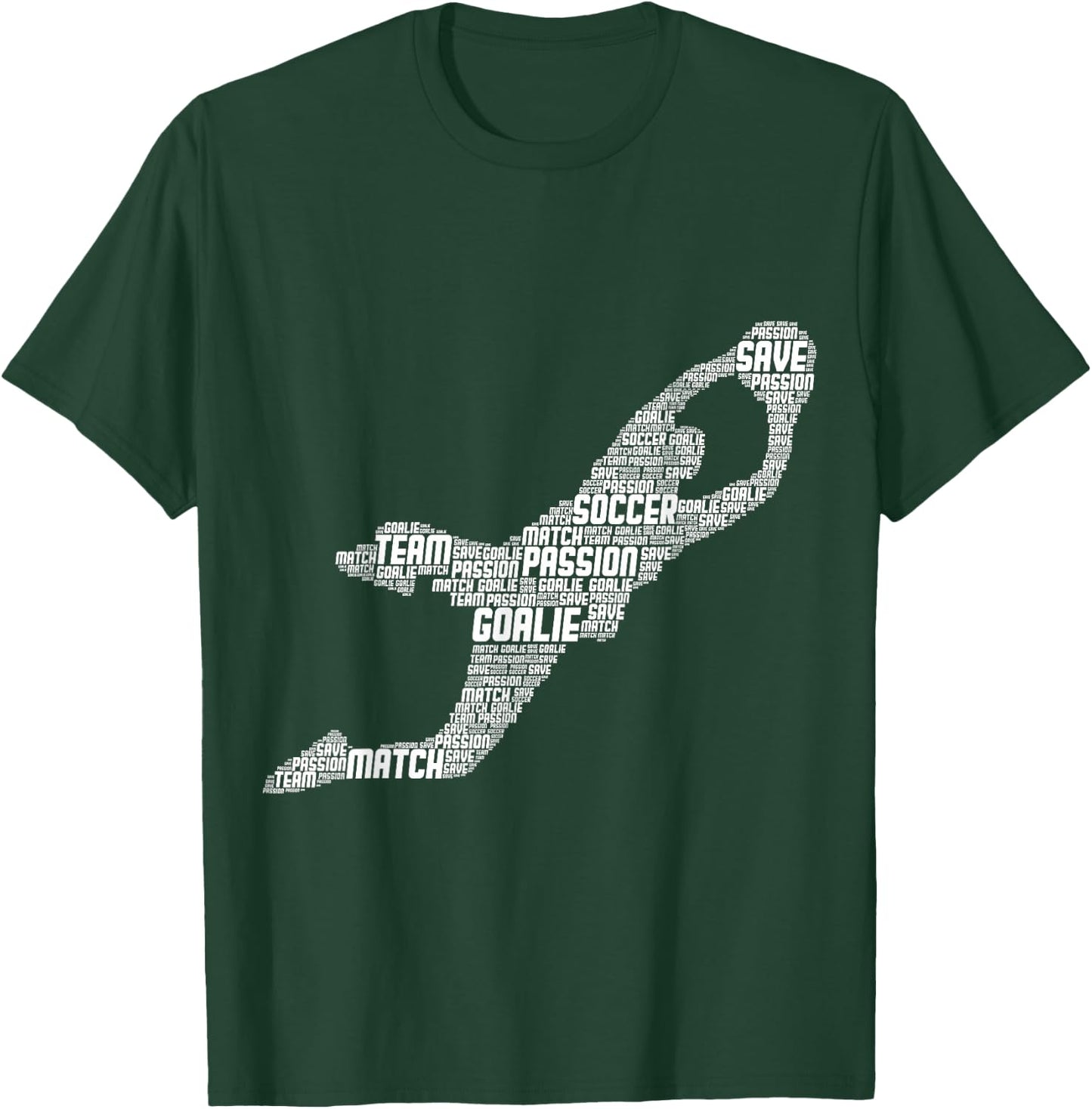 Soccer Goalie Goalkeeper Men Kids Boys Youth T-Shirt - T-Shirt | Forest