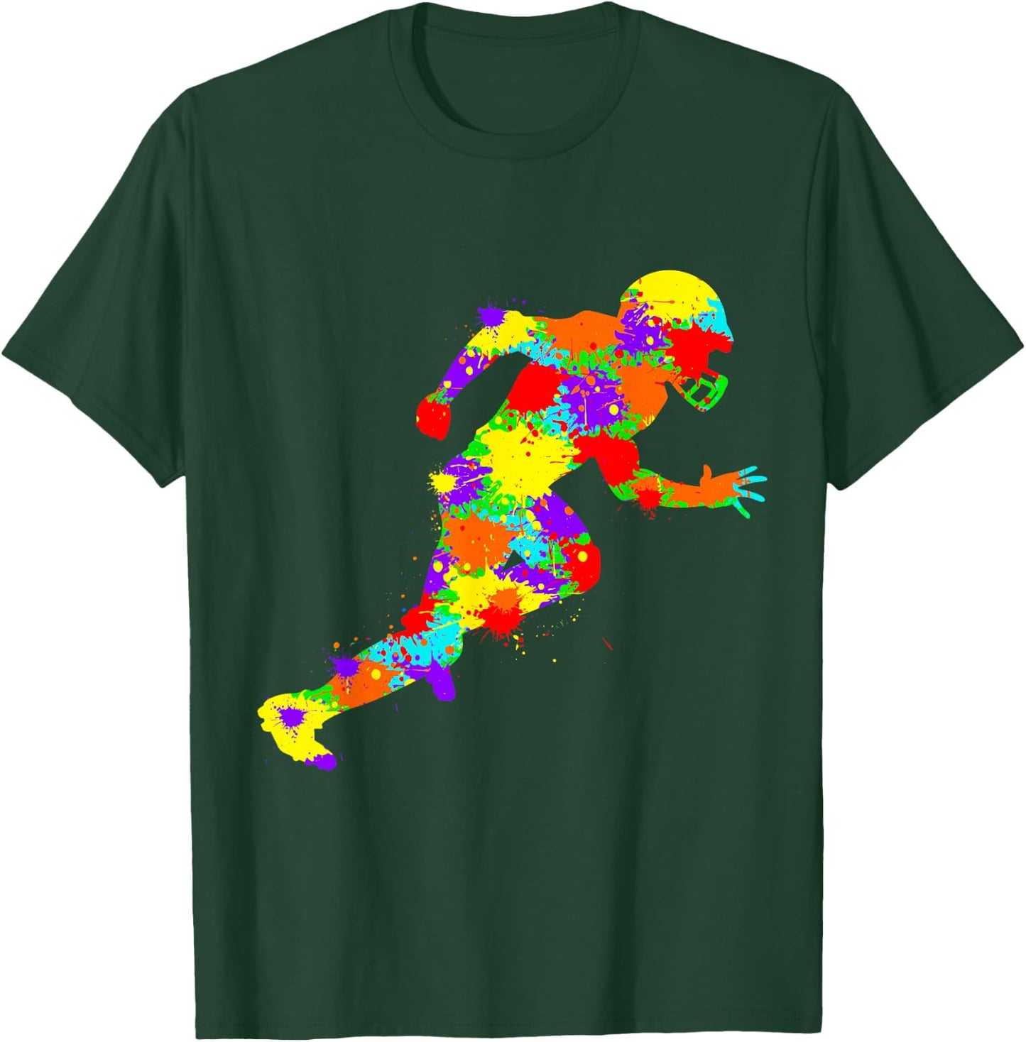 American Football Children's Boys Men T-Shirt - T-Shirt | Forest
