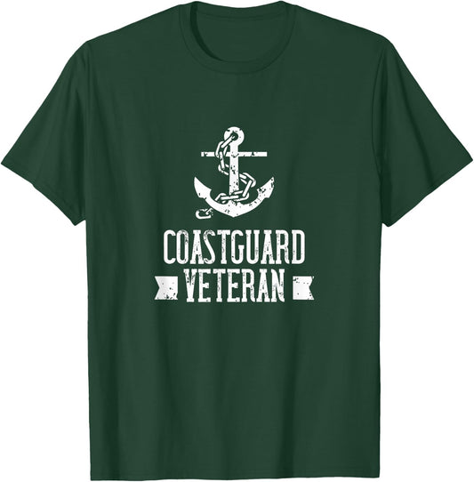 Coast Guard Veteran Sea Rescue Coastal Job Coastie T-Shirt - T-Shirt | Forest