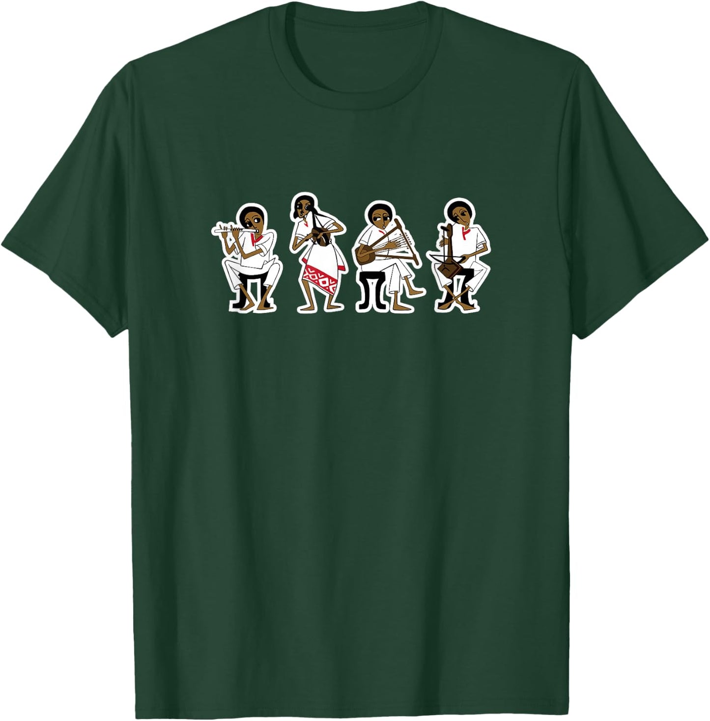 Ethiopian Traditional Music T-Shirt - T-Shirt | Forest