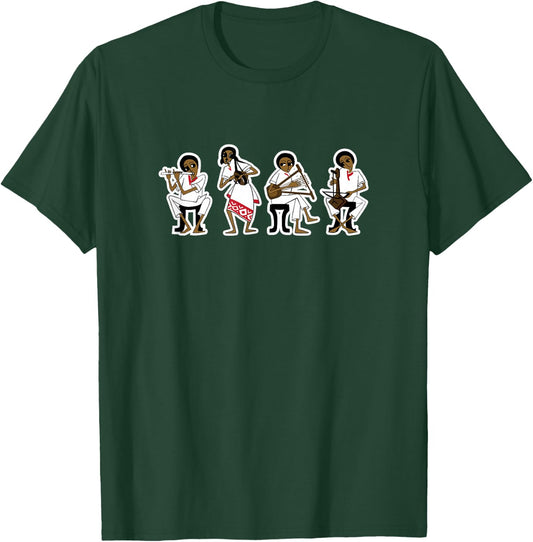 Ethiopian Traditional Music T-Shirt - T-Shirt | Forest