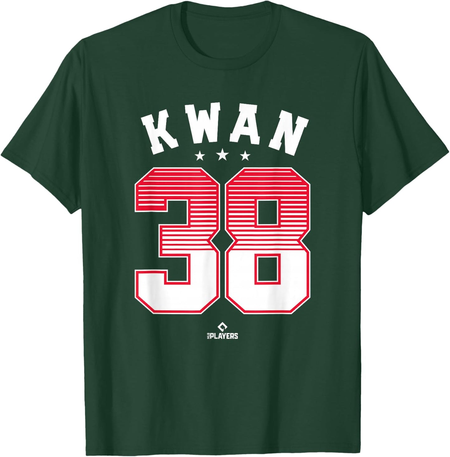 Steven Kwan 38 Cleveland MLBPA T-Shirt - T-Shirt | Forest