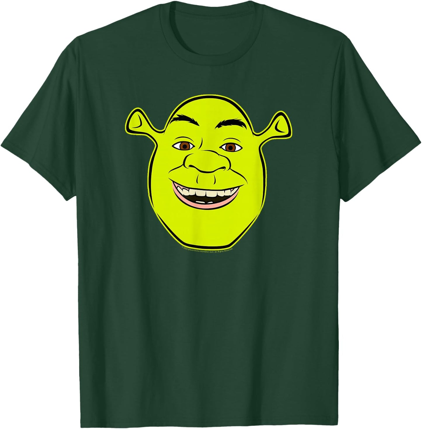 Shrek Big Face Smile Portrait T-Shirt - T-Shirt | Forest