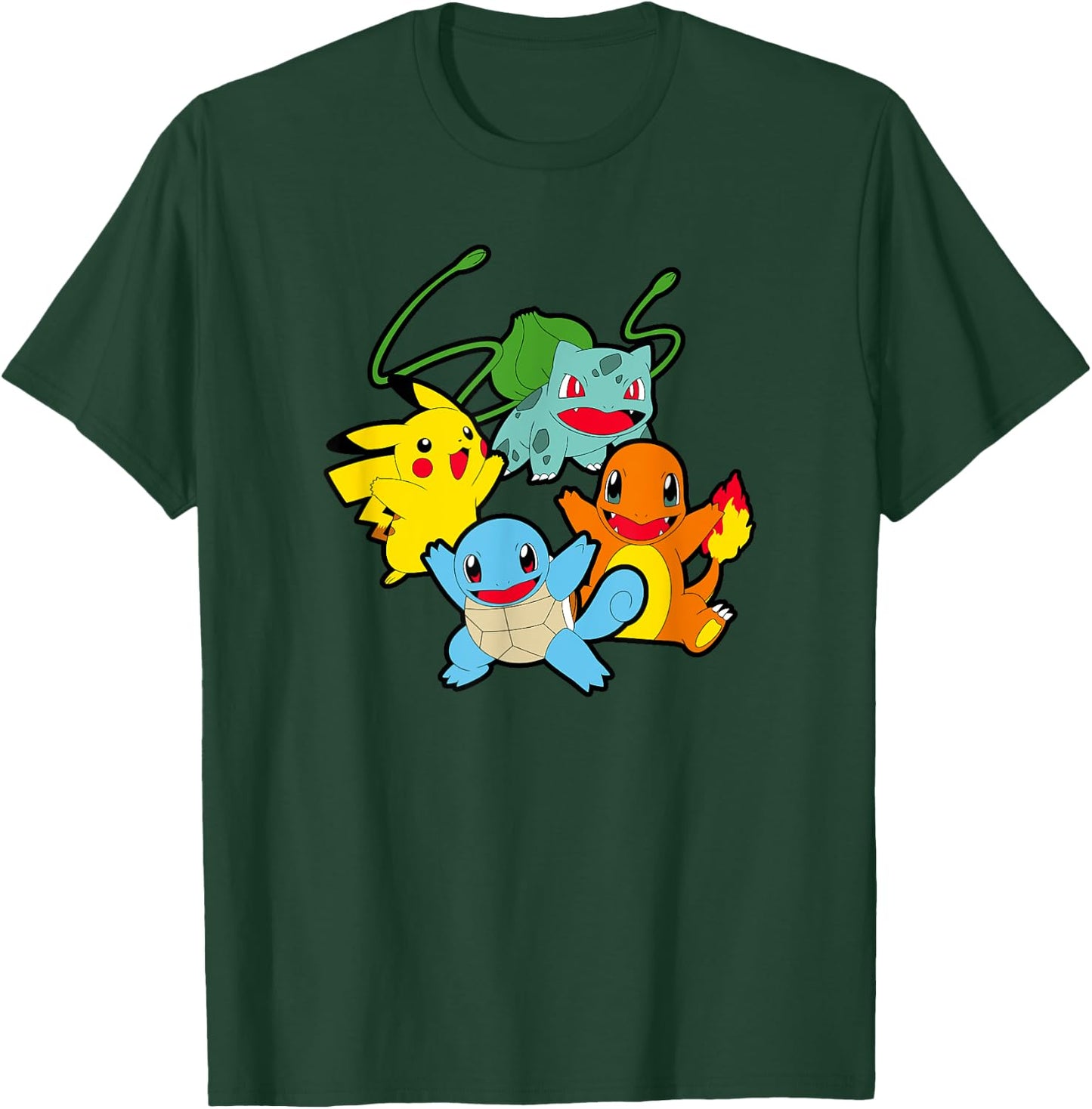 Pokémon Group Shot Classic First Generation T-Shirt - T-Shirt | Forest