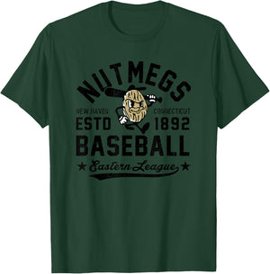 New Haven Nutmegs Connecticut Vintage Defunct Baseball T-Shirt - T-Shirt | Forest
