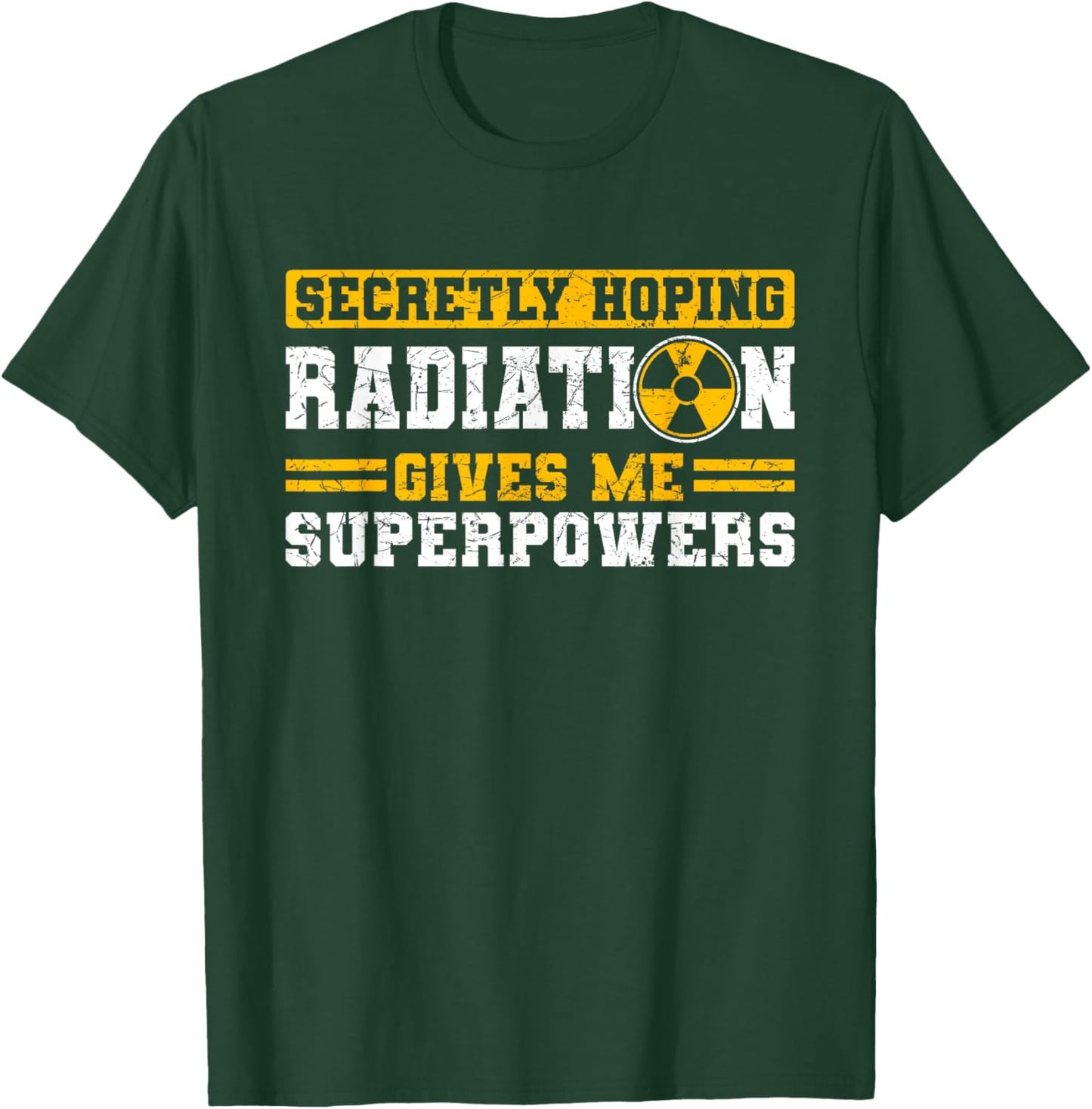 Hope Radiation Therapy Gives Me Superpowers Cancer Awareness T-Shirt - T-Shirt | Forest