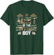 Aunt Of The Birthday Boy Military Matching Army Theme T-Shirt - T-Shirt | Forest