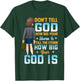 Tell the Storm How Big Your God Is - Christian Motivation T-Shirt - T-Shirt | Forest