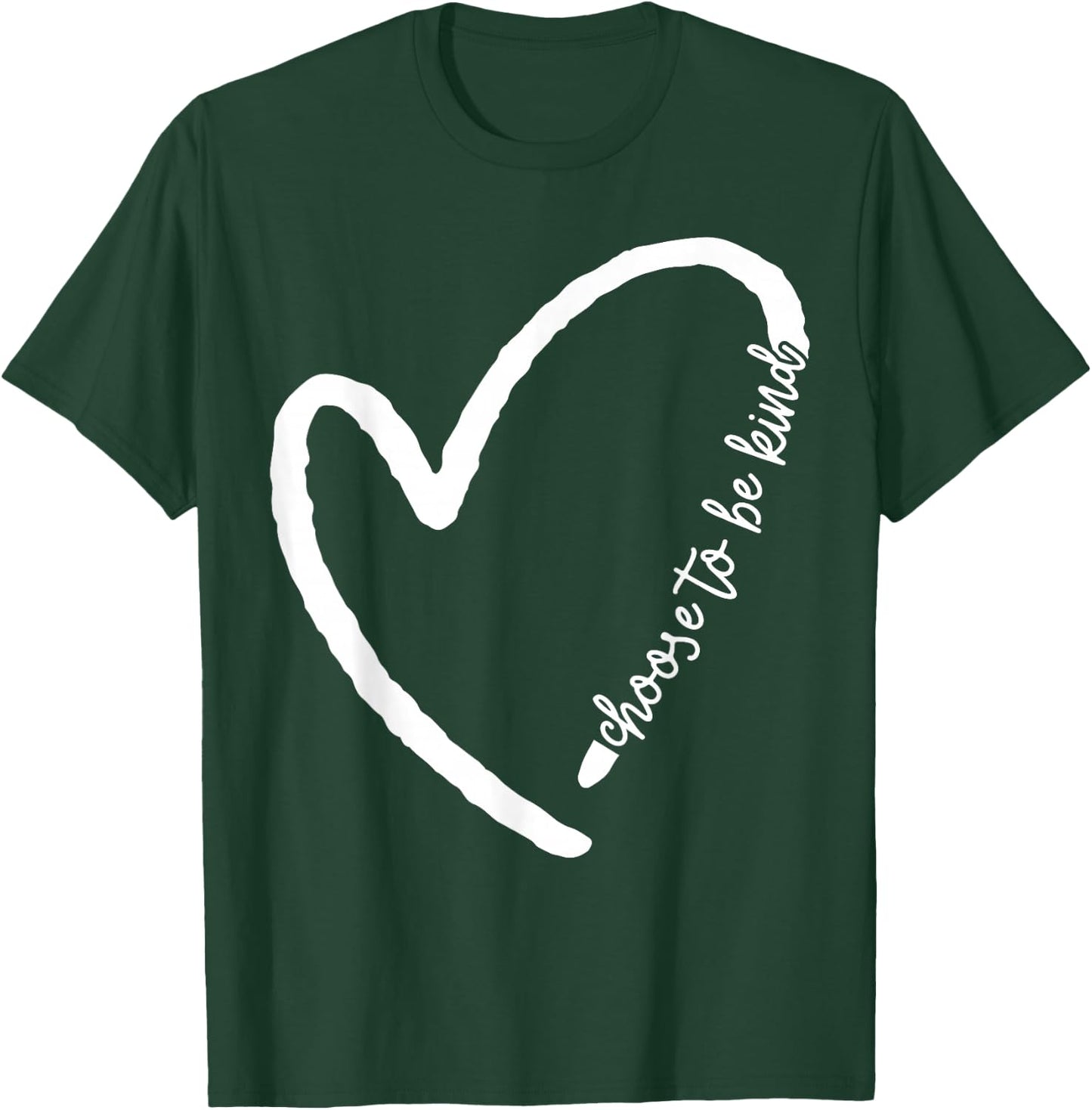 Be Kind Motivational Kindness Inspirational Encouragement Small T-Shirt - T-Shirt | Forest