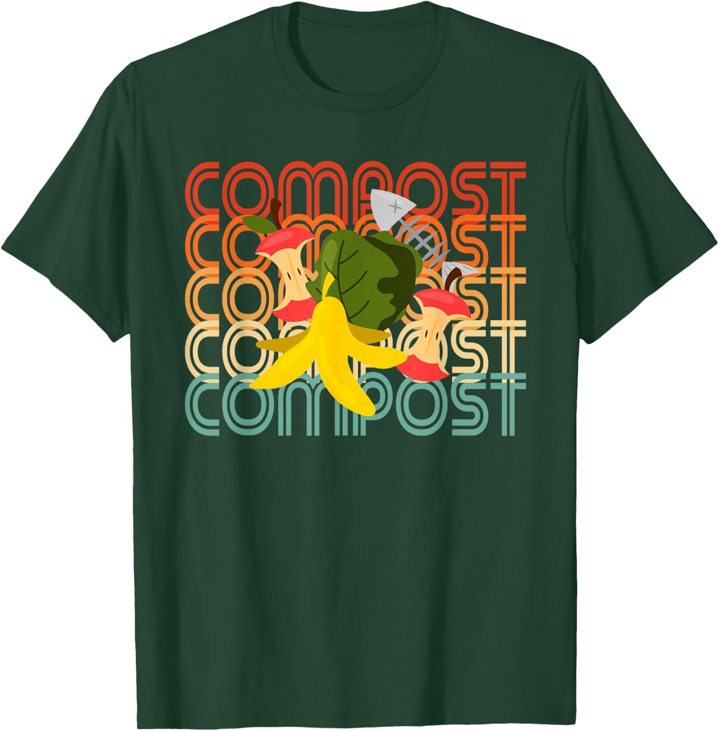 Retro Compost T-Shirt - T-Shirt | Forest