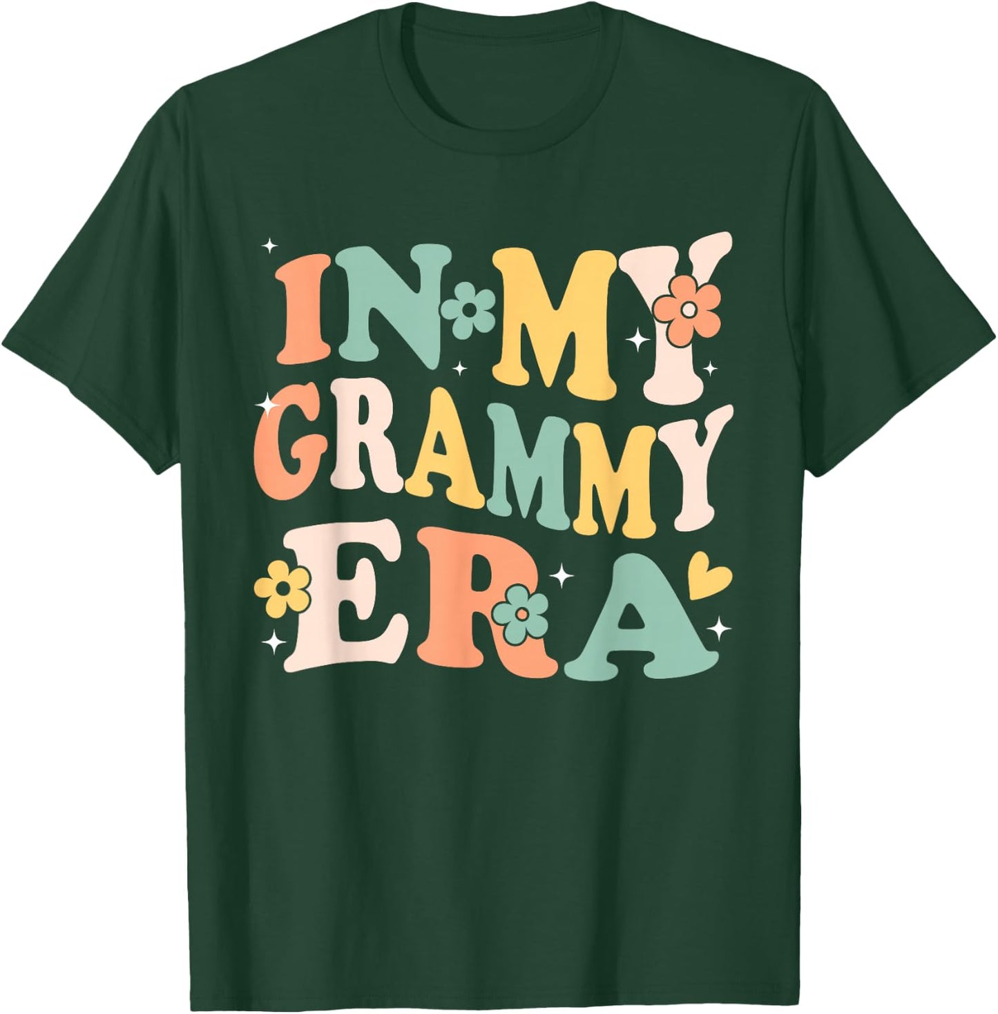 In My Grammy Era Funny Sarcastic Groovy Retro Mothers Day T-Shirt - T-Shirt | Forest