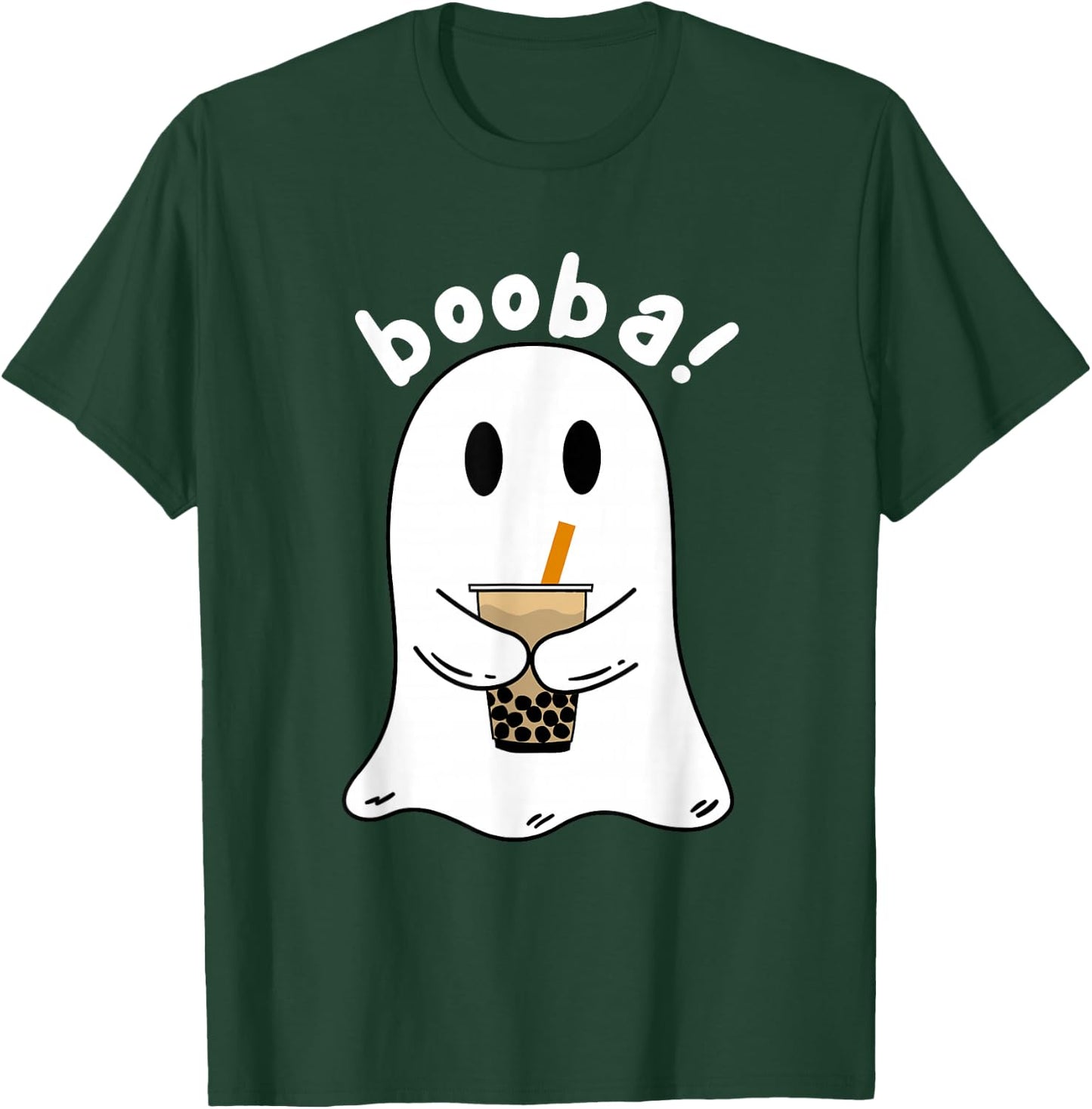 Funny Booba Boba Tea Halloween Costume T-Shirt - T-Shirt | Forest
