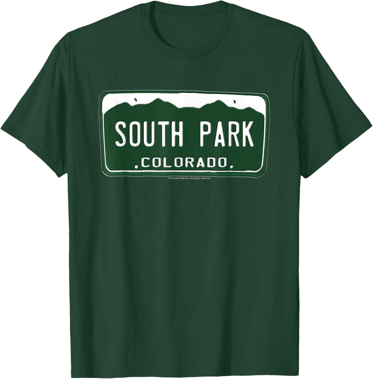 South Park License Plate T-Shirt - T-Shirt | Forest