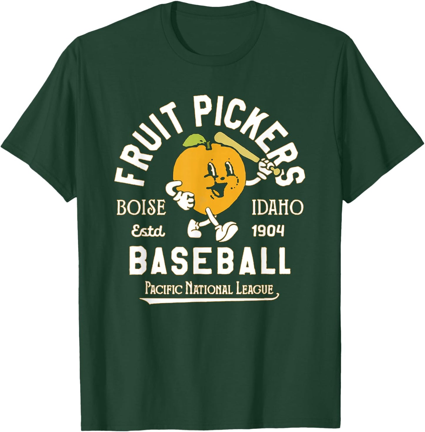 Vintage Boise Fruit Pickers Defunct Baseball Team Tribute T-Shirt - T-Shirt | Forest