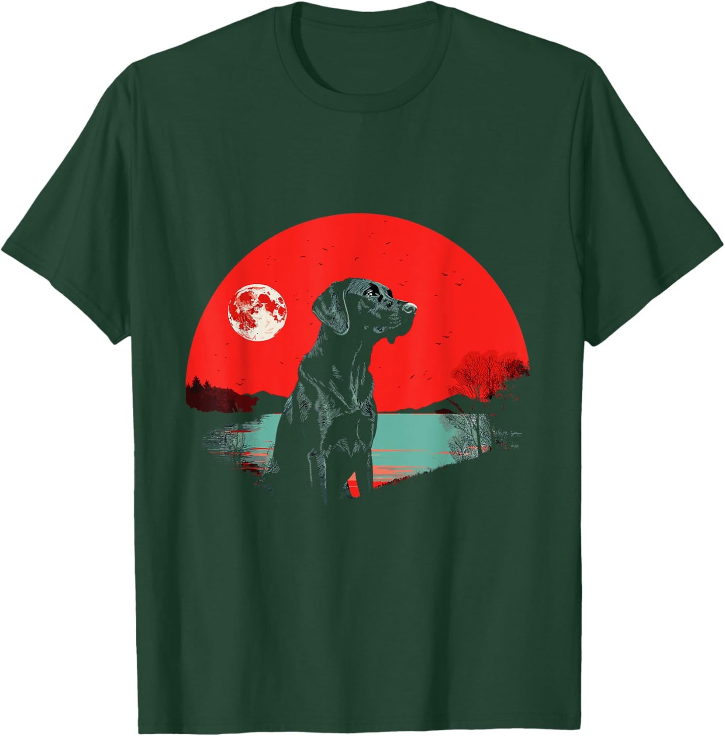 Labrador Retriever Lover Black Lab Fetch T-Shirt - T-Shirt | Forest