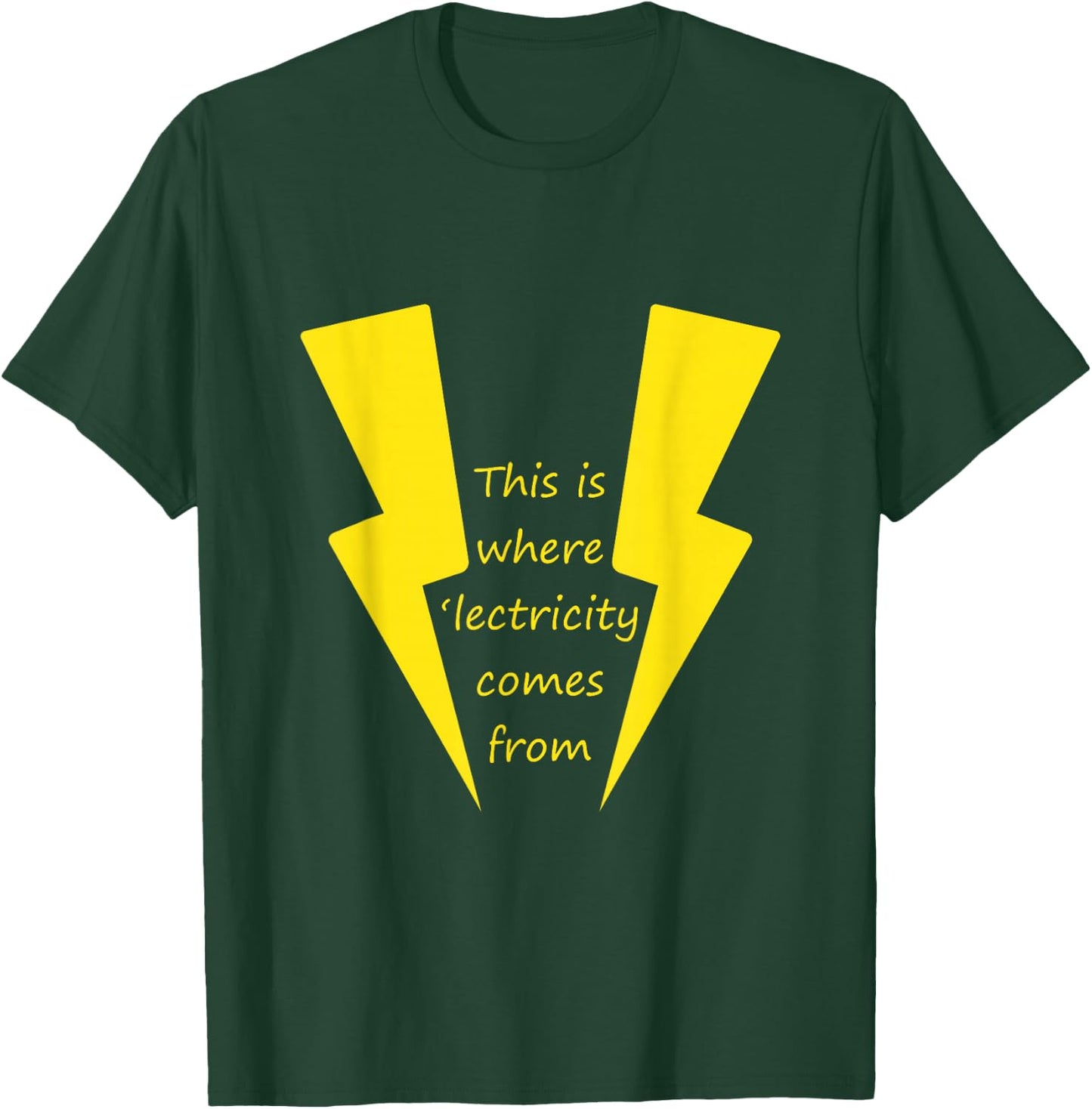 Steve Stifler - This is Where the 'lectricity comes from T-Shirt - T-Shirt | Forest