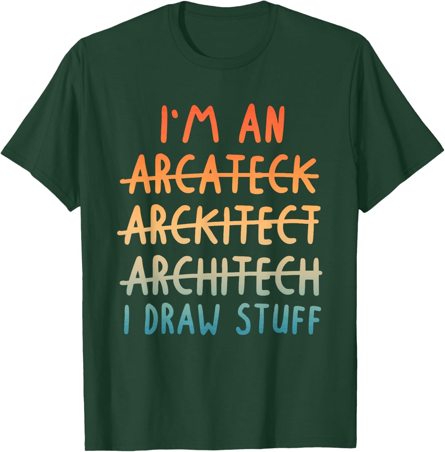 Funny Architect Art Men Women Architecture Lovers Architect T-Shirt - T-Shirt | Forest