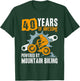 40th Birthday 40 Years of Awesome Mountain Biking MTB 1983 T-Shirt - T-Shirt | Forest