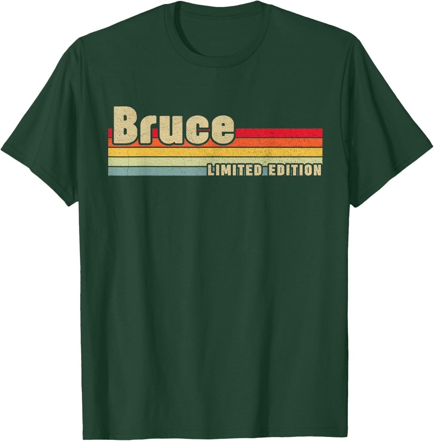 Bruce Gift Name Personalized Birthday Funny Christmas T-Shirt - T-Shirt | Forest