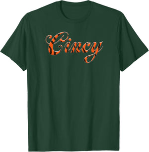 Cincy Bengal Stripes T-Shirt - T-Shirt | Forest