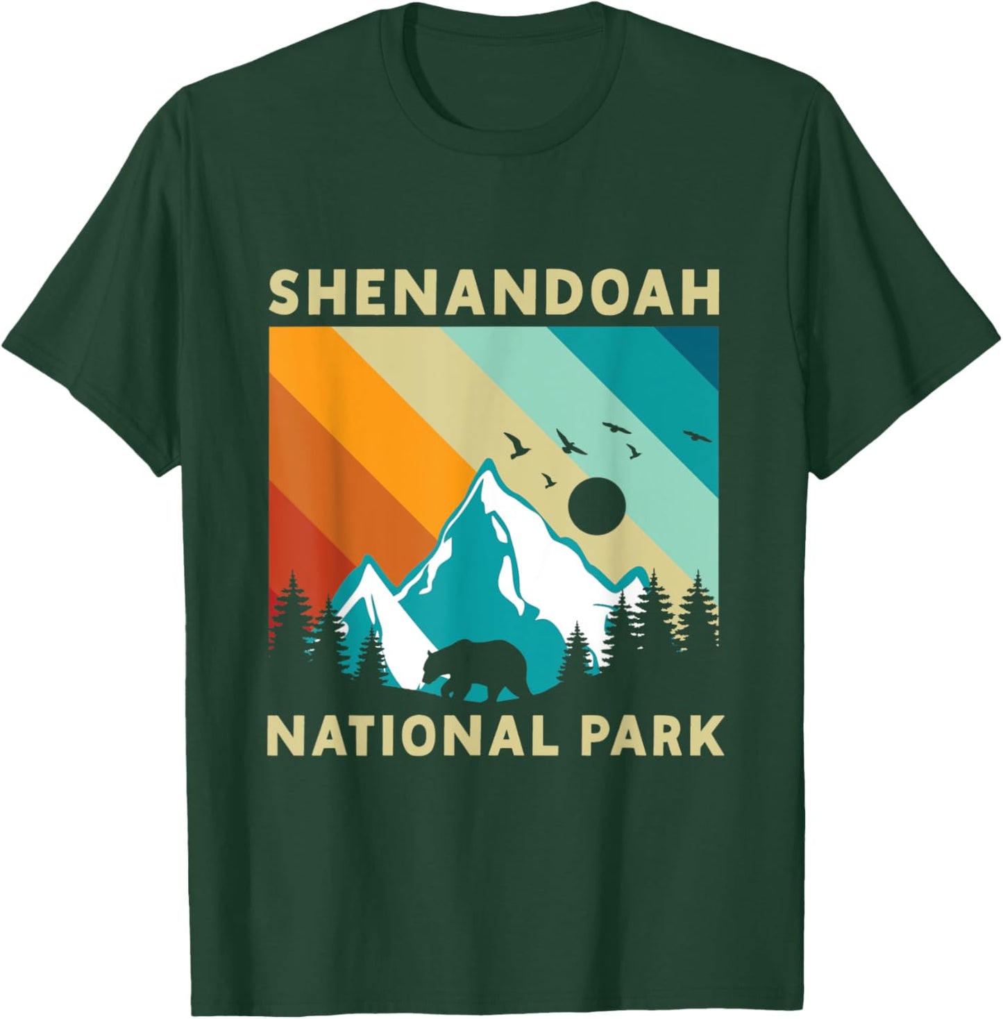 Shenandoah National Park Hiking T-Shirt - T-Shirt | Forest