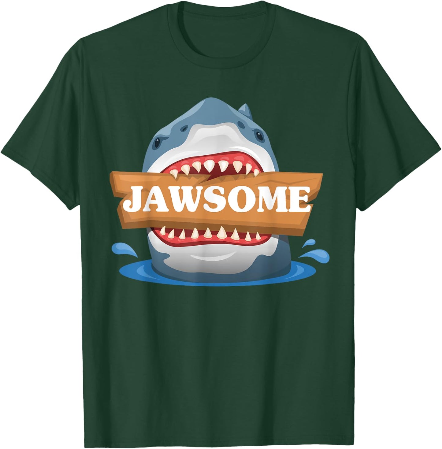 Awesome Shark Costume - Funny Jawsome Shark party Vacation T-Shirt - T-Shirt | Forest