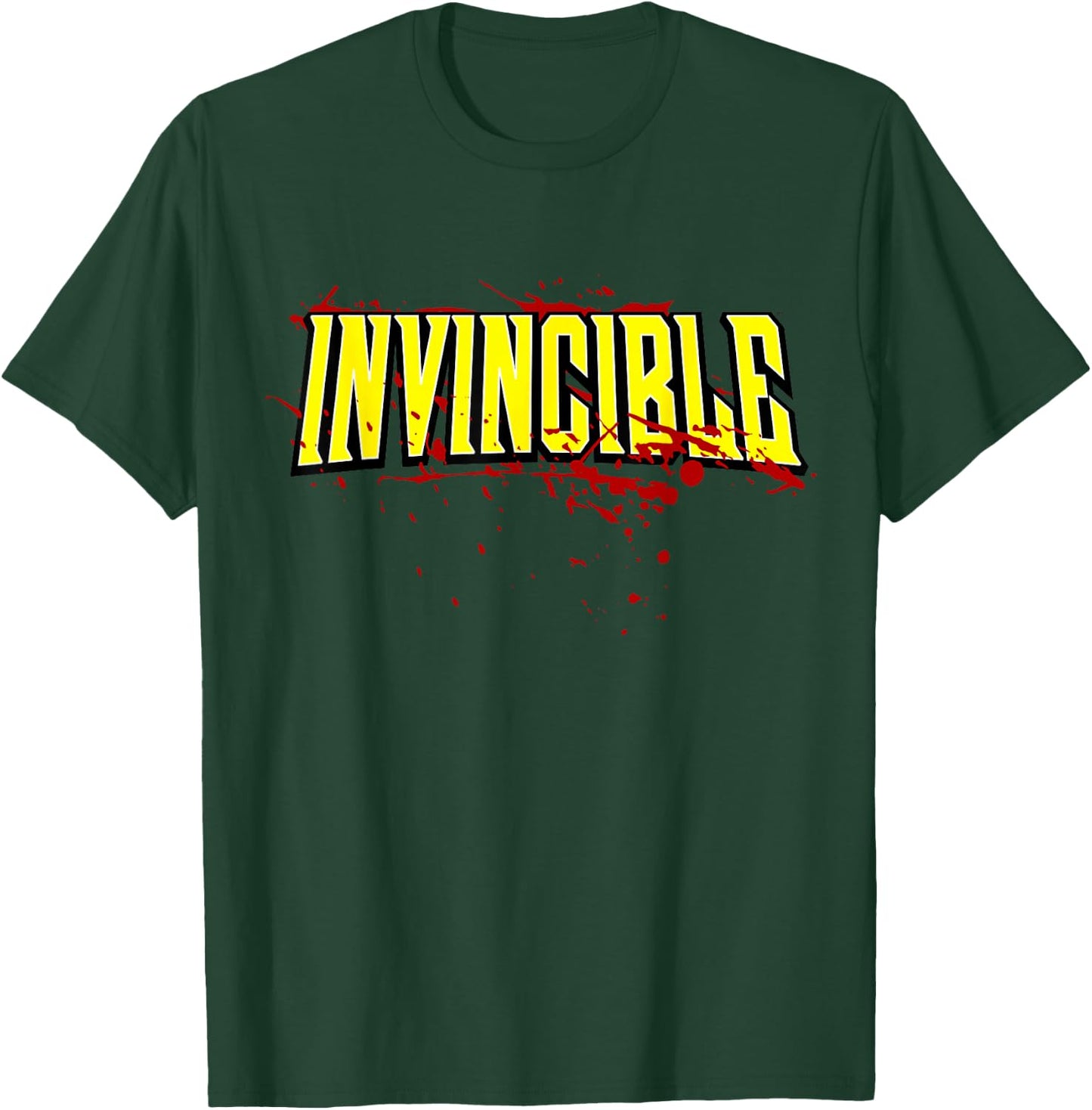 Invincible Bloody Logo T-Shirt - T-Shirt | Forest