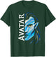 Avatar: The Way of Water Jake Sully Split Avatar Face T-Shirt - T-Shirt | Forest