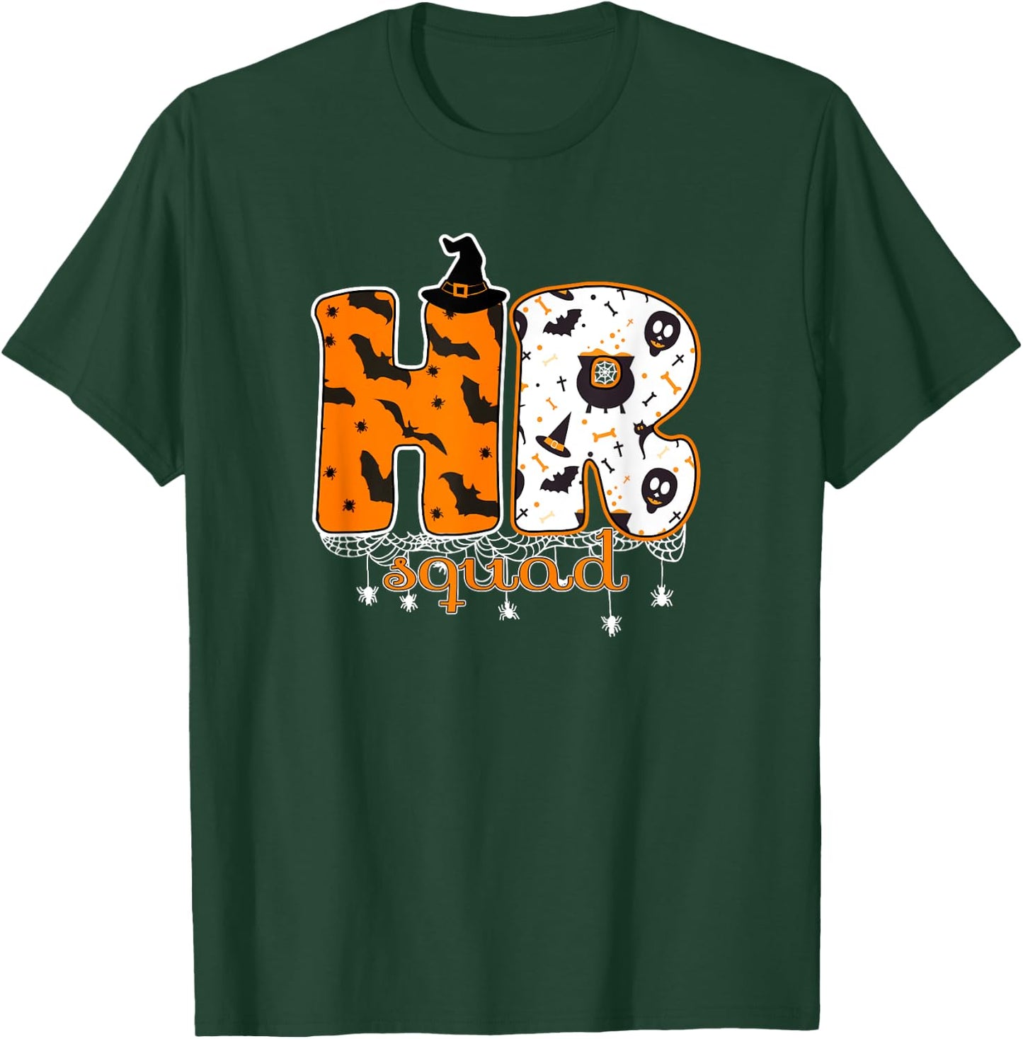 Halloween HR Squad Costume Funny Human Resource T-Shirt - T-Shirt | Forest