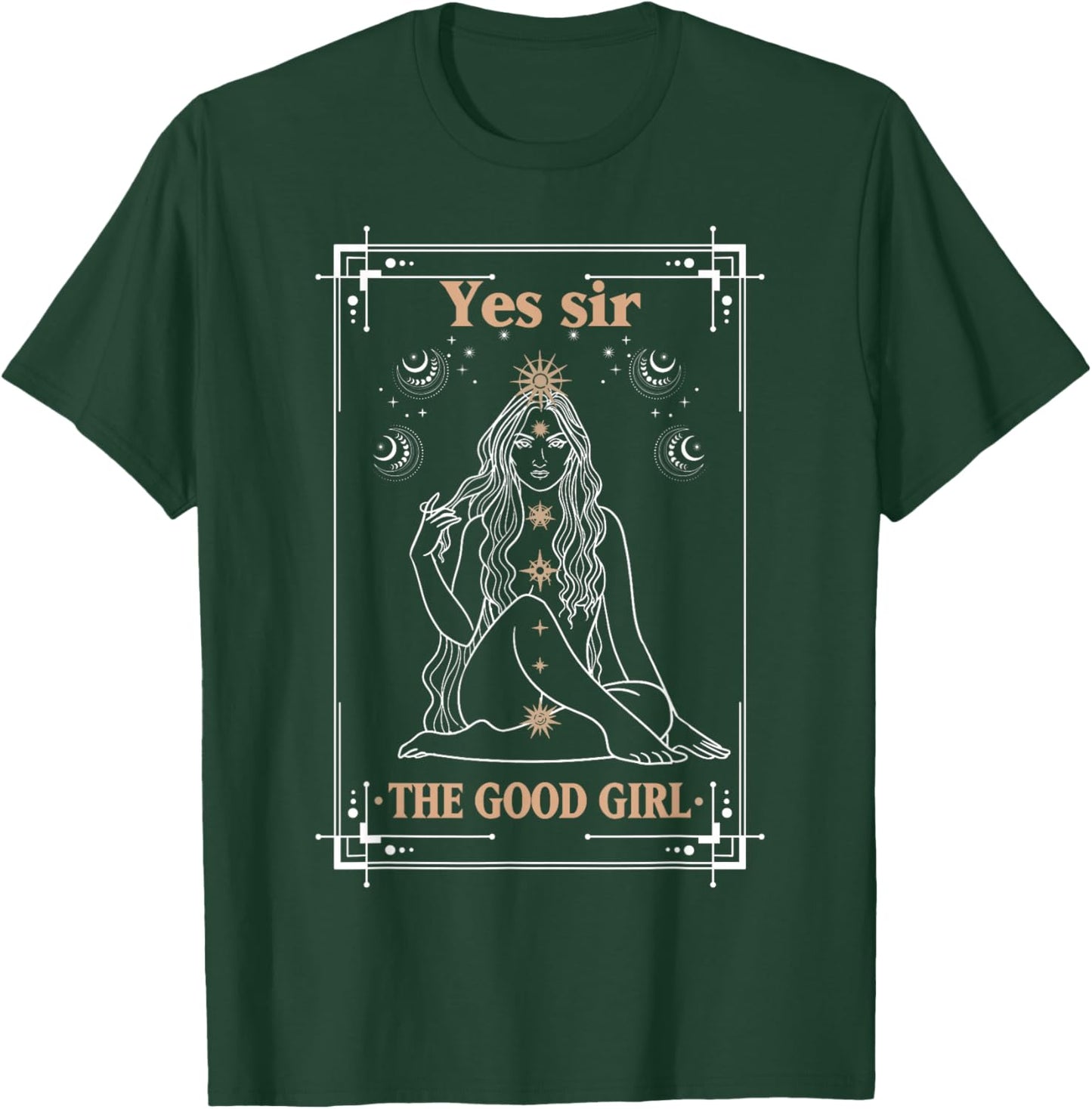 Yes Sir The Good-Girl, The Good-Girl Tarot Card, Smut Book T-Shirt - T-Shirt | Forest
