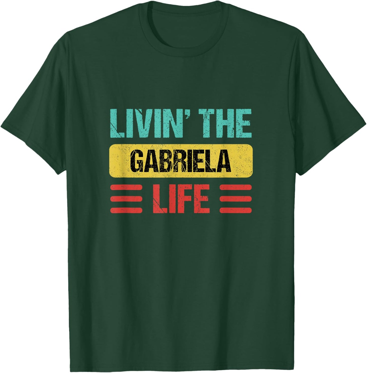 Gabriela Name T-Shirt - T-Shirt | Forest