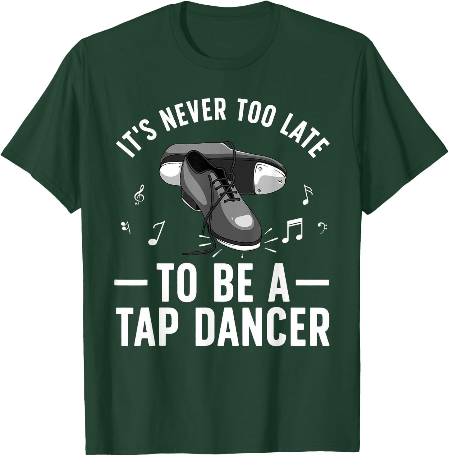Funny Tap Dancing Art Women Line Dancing Tap Dancer T-Shirt - T-Shirt | Forest