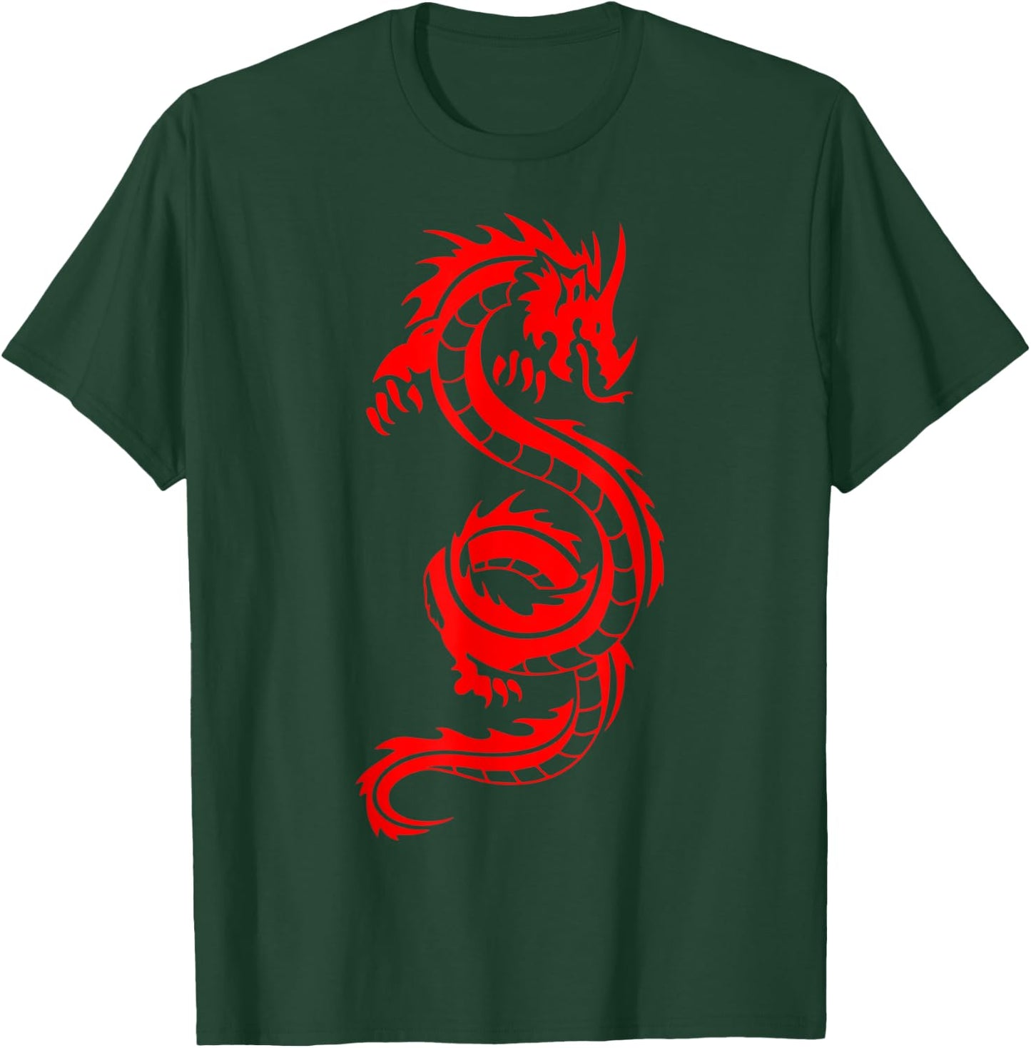 Chinese Dragon Japanese Dragon Asian Dragon T-Shirt - T-Shirt | Forest