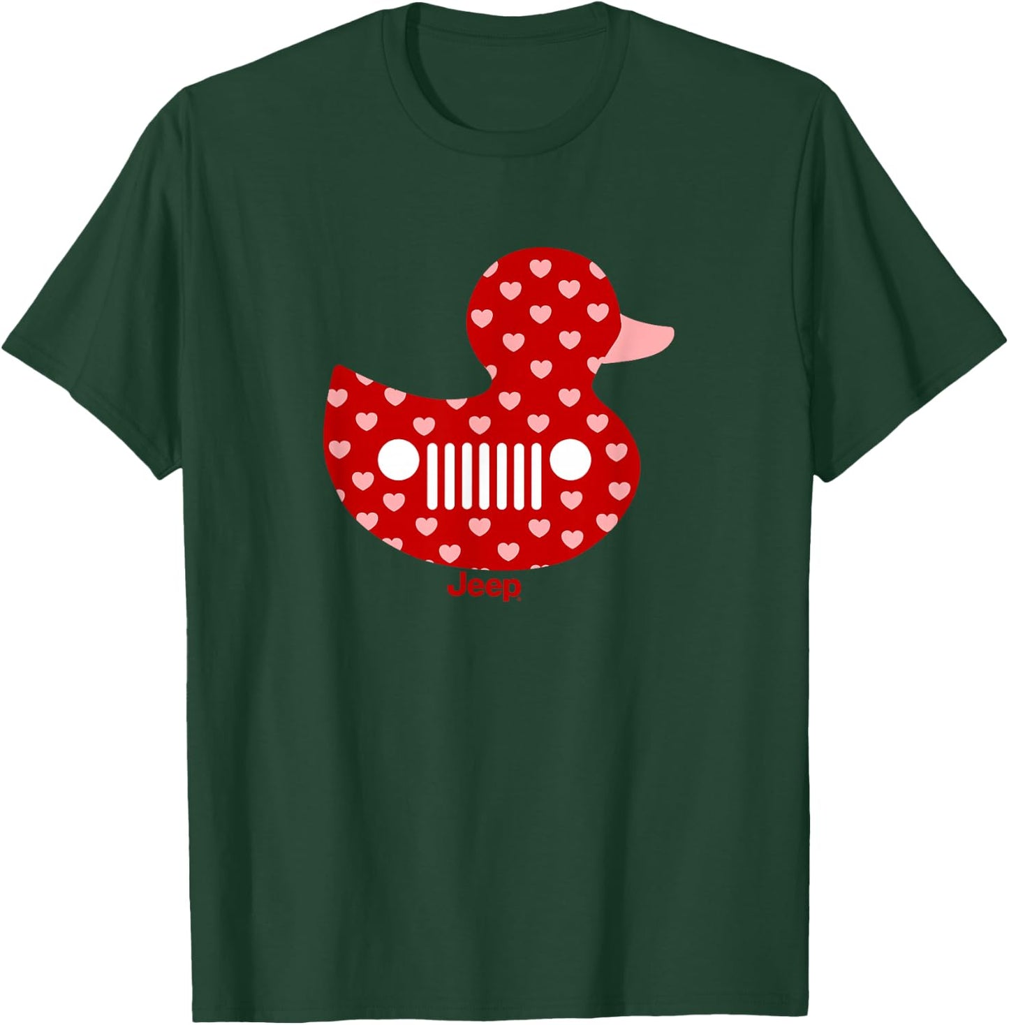 Jeep Love Duck T-Shirt - T-Shirt | Forest