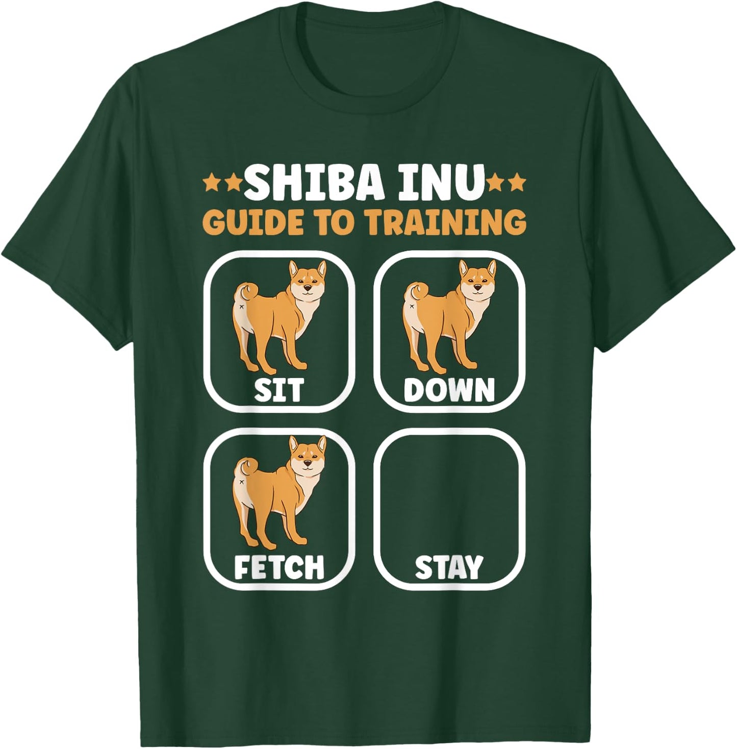 Funny shiba inu guide to training dog owner french Women Girls Kids T-Shirt - T-Shirt | Forest