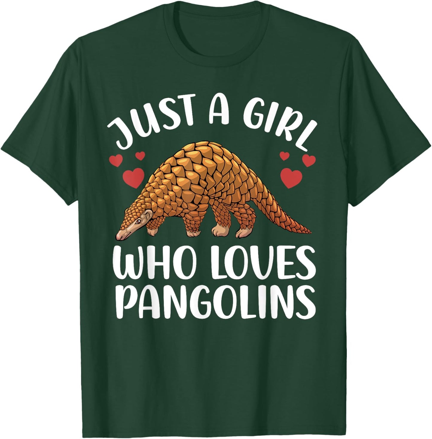 Pangolin Gift Pangolin Lover Accessories & Stuff Women Girls Kids Wildlife Animal Pangolins T-Shirt - T-Shirt | Forest