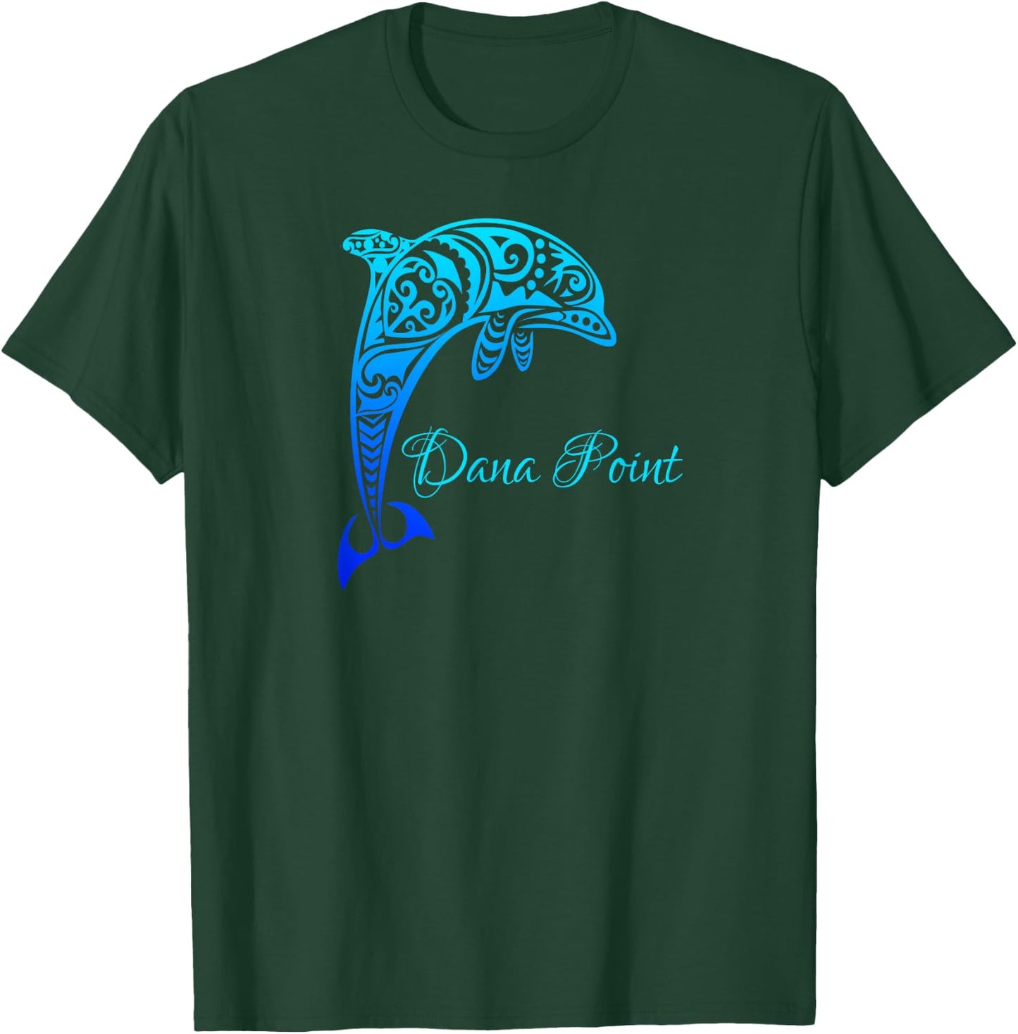 Dana Point, California Vintage Retro Tribal Dolphin T-Shirt - T-Shirt | Forest