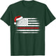American Flag Firefighter Christmas Pajama Cool Xmas Fireman T-Shirt - T-Shirt | Forest