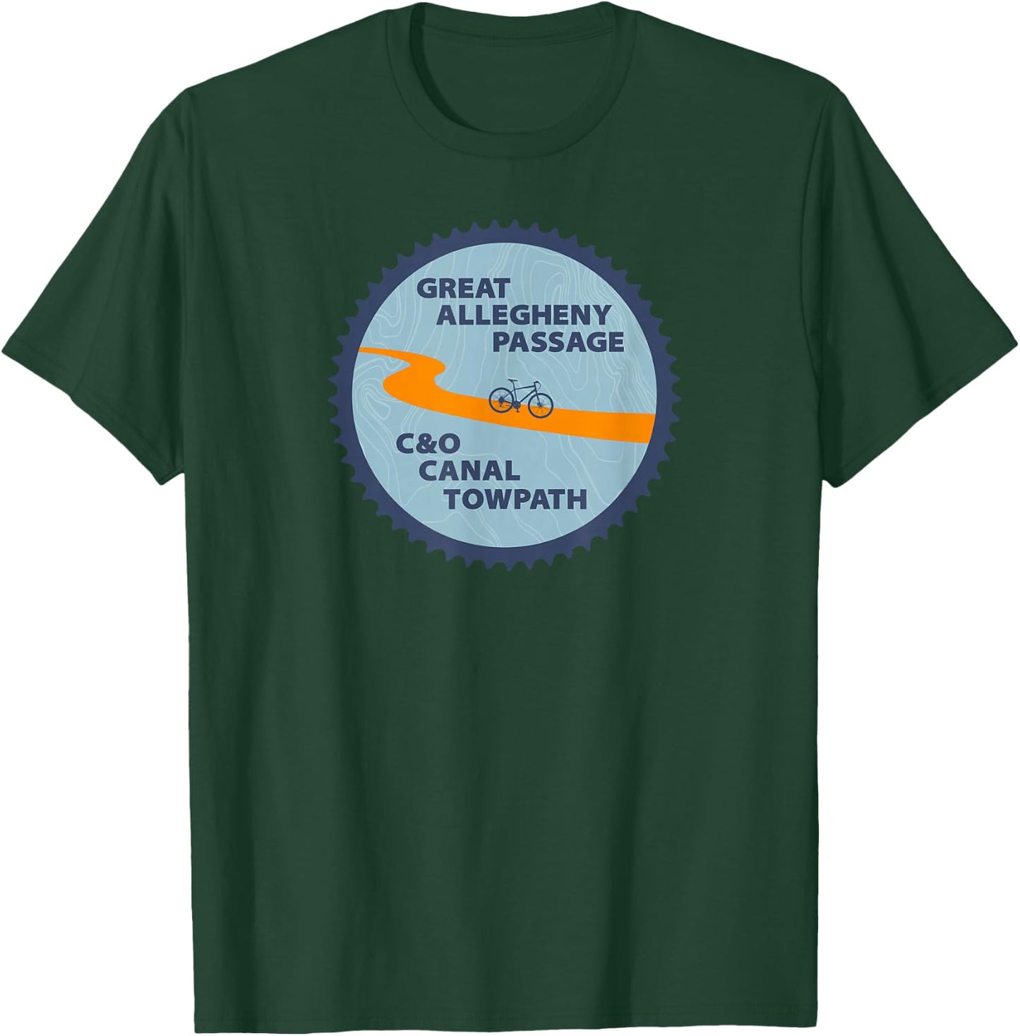 C&O Canal Towpath - GAP Pittsburgh Washington D.C. T-Shirt - T-Shirt | Forest