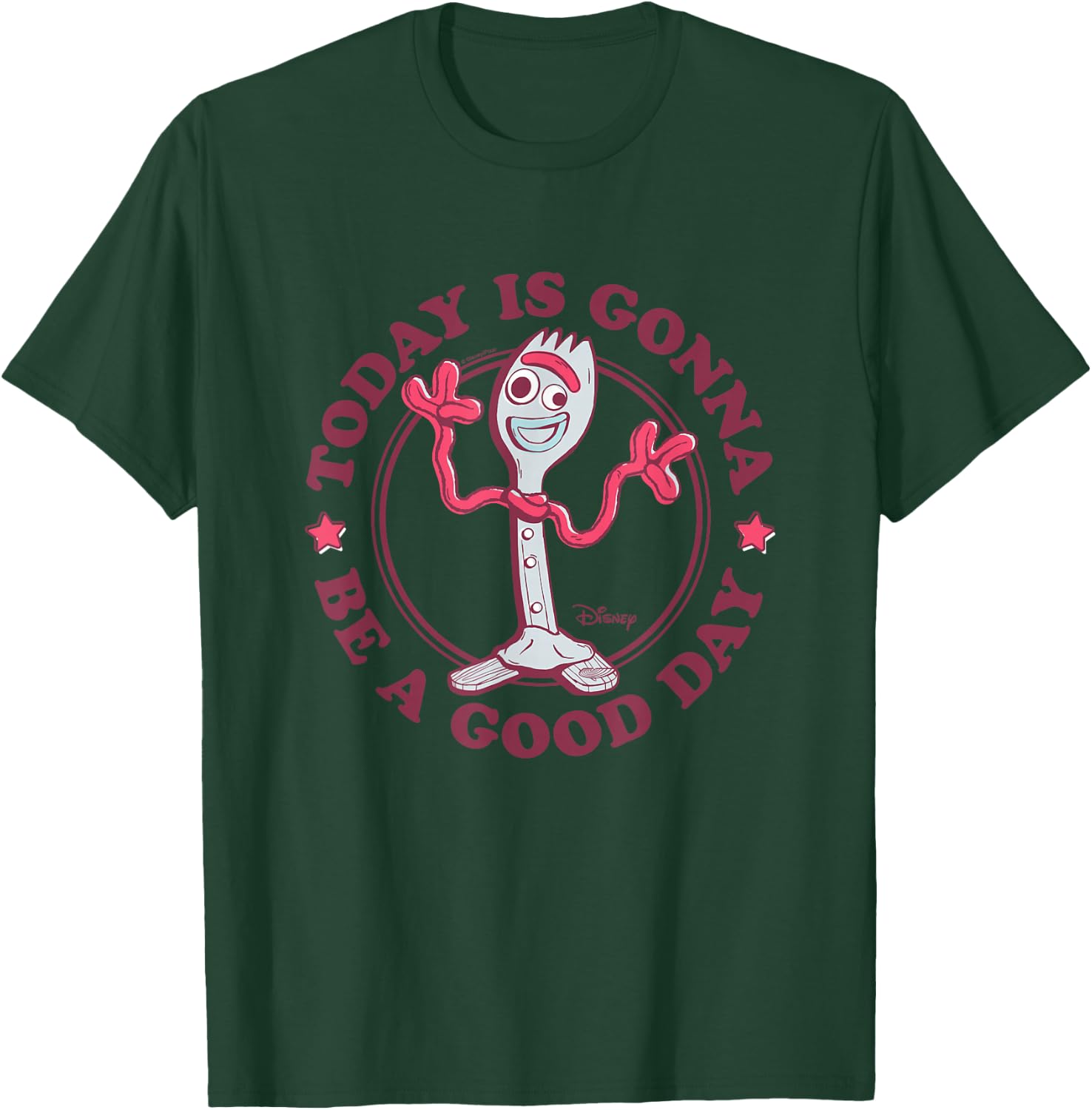 Toy Story - Today is Gonna Be A Good Day Forky T-Shirt - T-Shirt | Forest